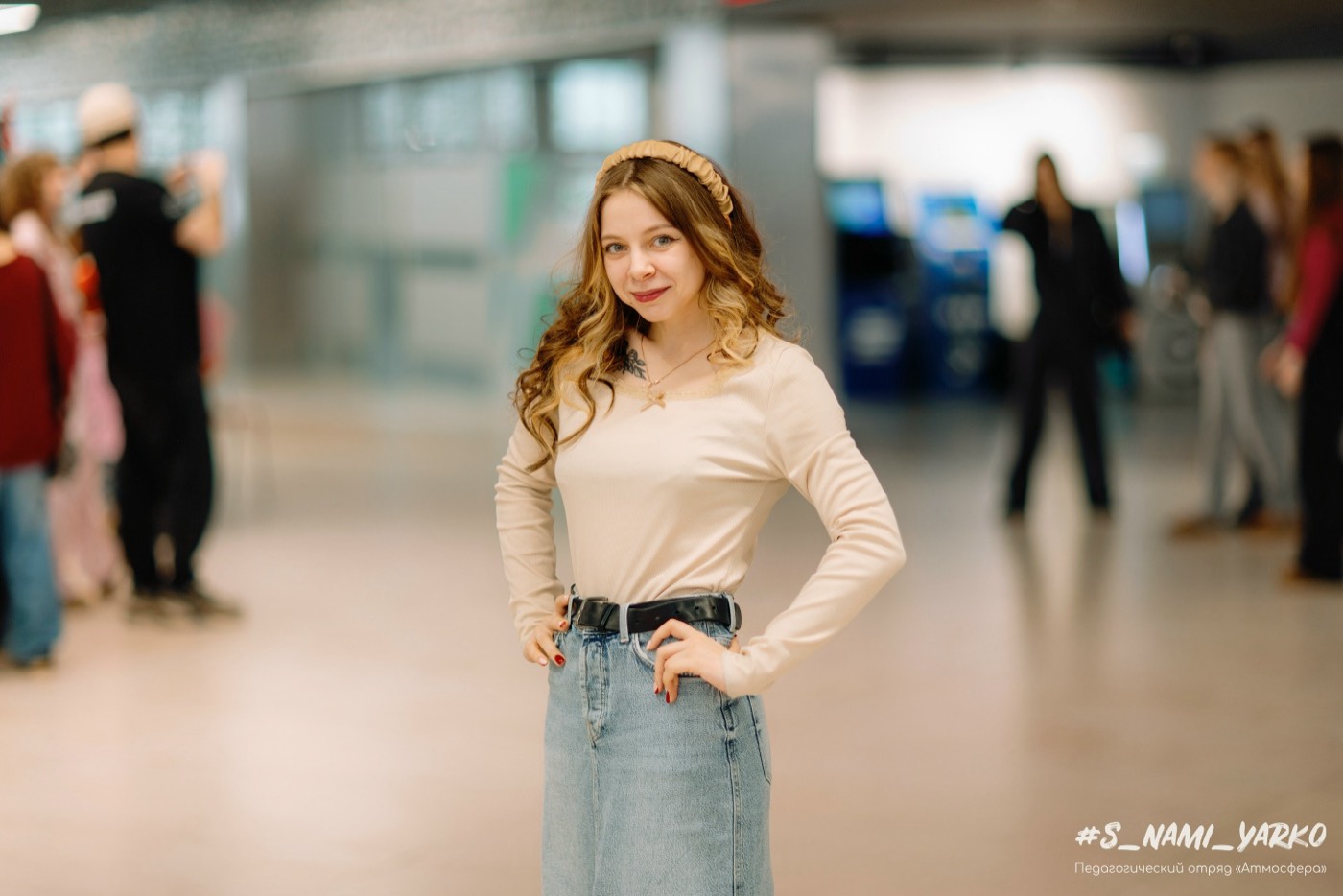 Участница ШВА на открытии сезона